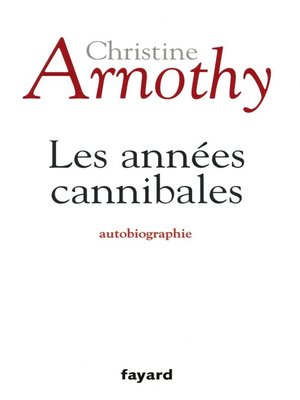 cover image of Les années cannibales